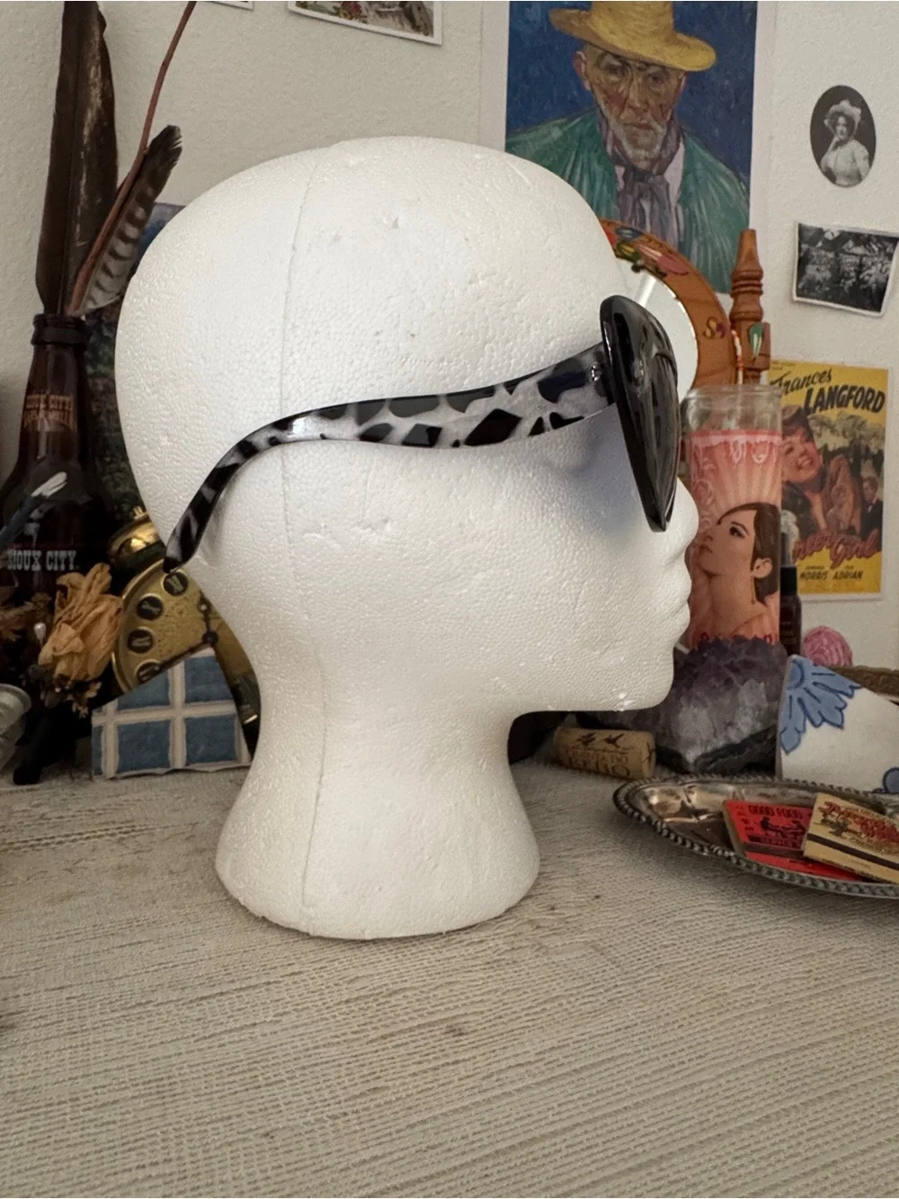 Retro Tortoiseshell Oversized Cat Eye Sunglasses